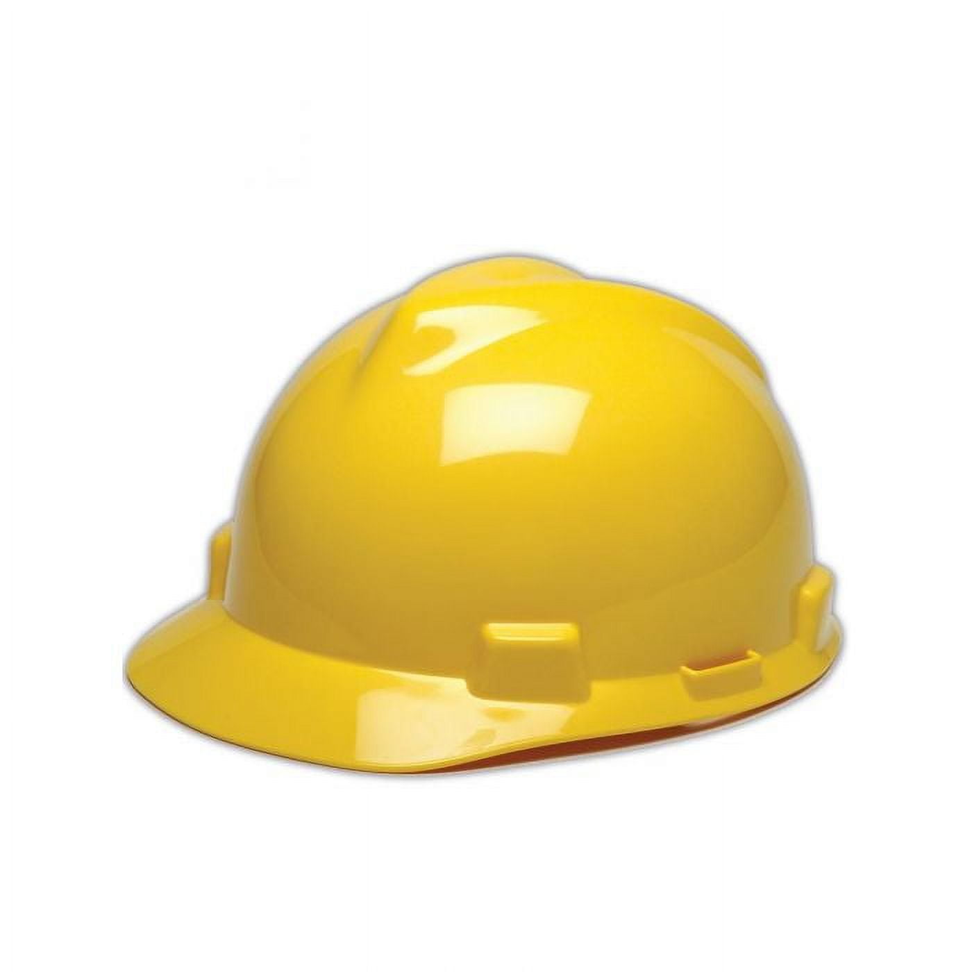 Workforce Hard Hats Ratchet Headgear Protective Hardhats & Helmets, Yellow