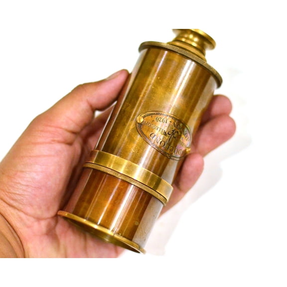 Working Brass Telescope | Functional Spyglass | Nautical dcor | Captain's Gift | Pirate Scope | Desk dcor