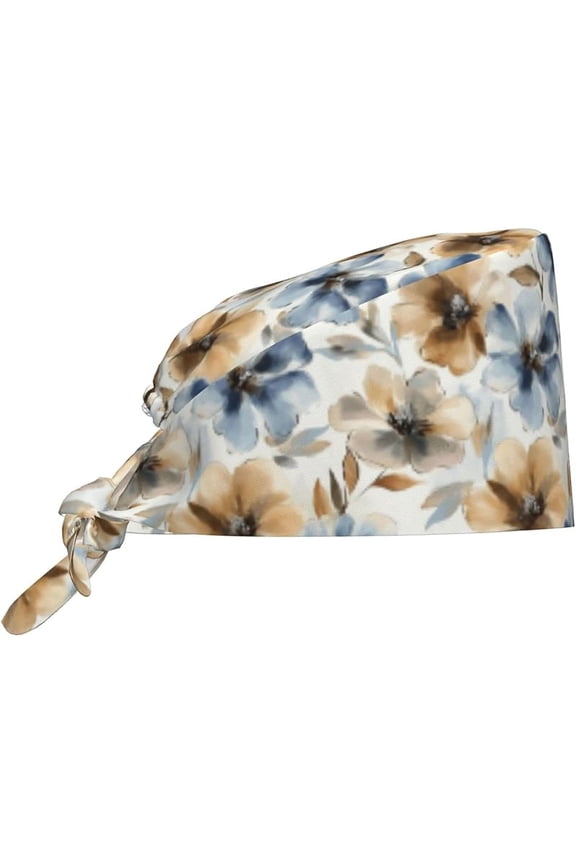 Working Cap Breathable Unisex Women Men Elastic Bandage Tie Back Hats Scrub Nursing Doctor Surgeon Cap
