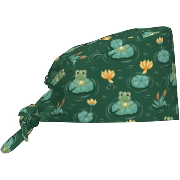 Working Cap Breathable Unisex Women Men Elastic Bandage Tie Back Hats Scrub Nursing Doctor Surgeon Cap