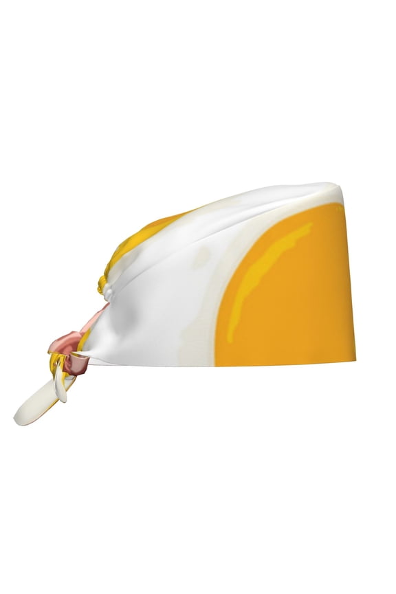 Working Caps Comfortable Breathable for Men Women Head Cover , Breakfast Eggs Bacon Cute