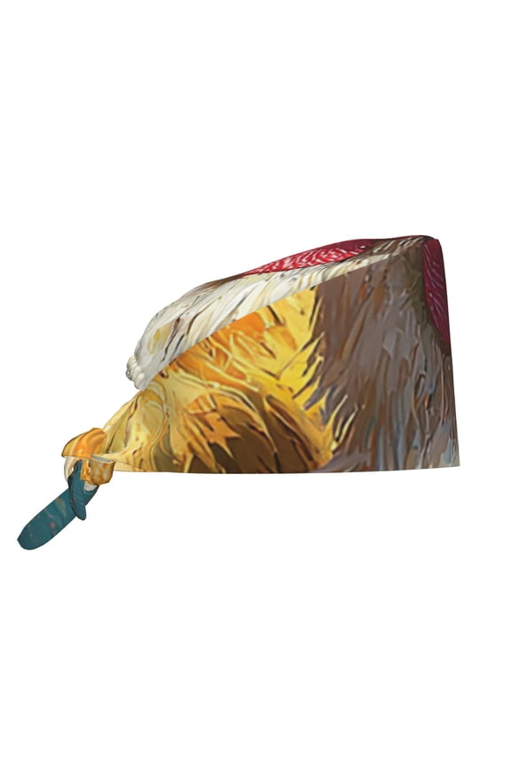 Working Caps Comfortable Breathable for Men Women Head Cover , Chicken Funny Party