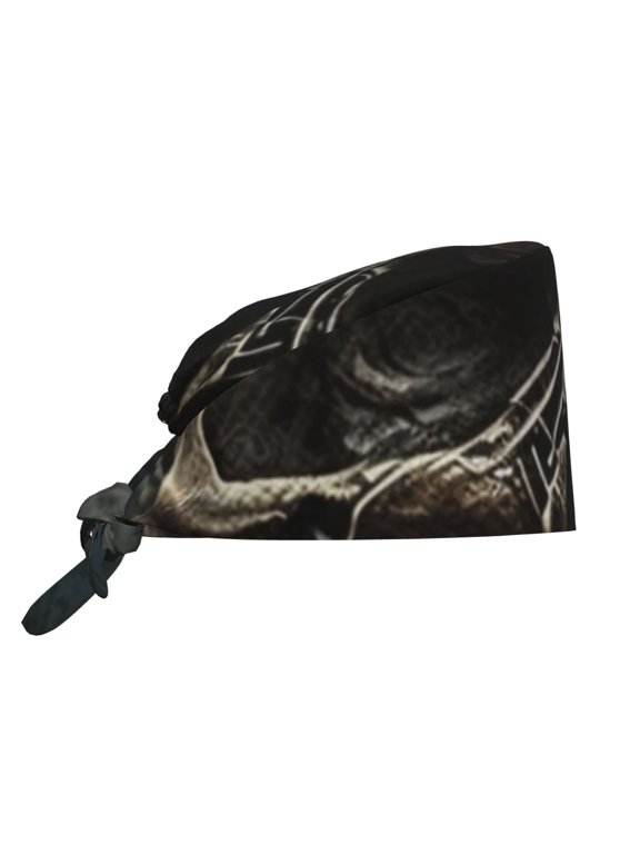 Working Caps Comfortable Breathable for Men Women Head Cover , Cool Skull Head Gothic Death