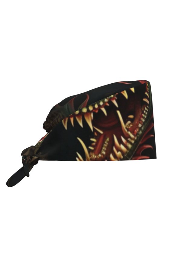 Working Caps Comfortable Breathable for Men Women Head Cover , Dragon Chinese Style Chinoiserie Art Cool
