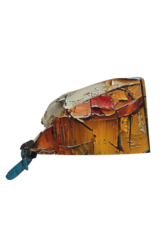 Working Caps Comfortable Breathable for Men Women Head Cover , Musical Notes Music