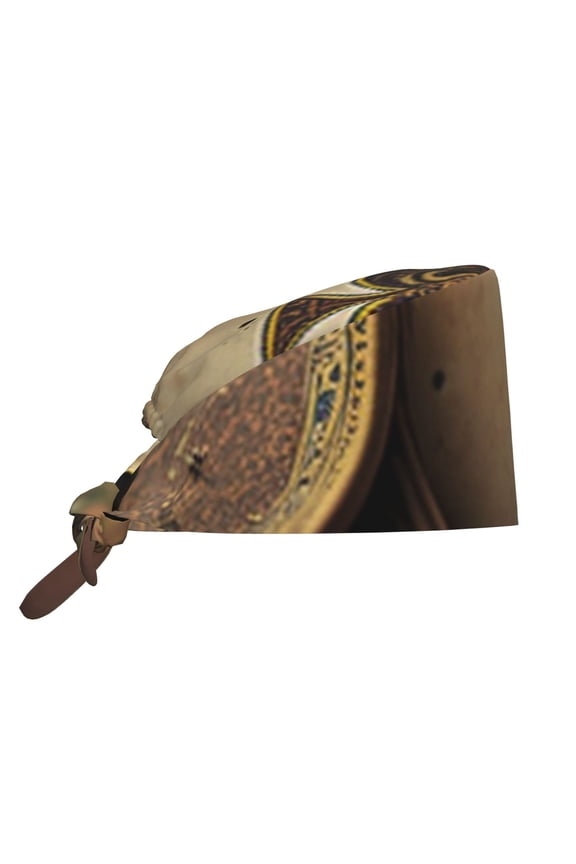 Working Caps Comfortable Breathable for Men Women Head Cover , Vintage Poker Cards Burning