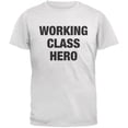 thumbnail image 1 of Working Class Hero Inspired By John Lennon White Adult T-Shirt - 2X-Large, 1 of 1
