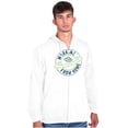 thumbnail image 1 of Working From Home Quarantine UFO Zip Up Hoodie Men's Women's Brisco Brands M, 1 of 6