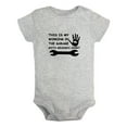thumbnail image 1 of This Is My Working In The Garage With Grandpa Shirt Funny Rompers For Babies, Newborn Baby Unisex Bodysuits, Infant Jumpsuits, Toddler 0-24 Months Kids One-Piece Oufits, 1 of 4