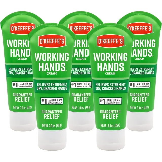Working Hands Hand Cream, Relieves and Repairs Extremely Dry Hands, 3