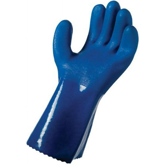 Working Hands PVC Coated Heavy Duty Rubber Gloves For Handling Chemicals And Dish Washing, Redreds, Medium Pack of 1
