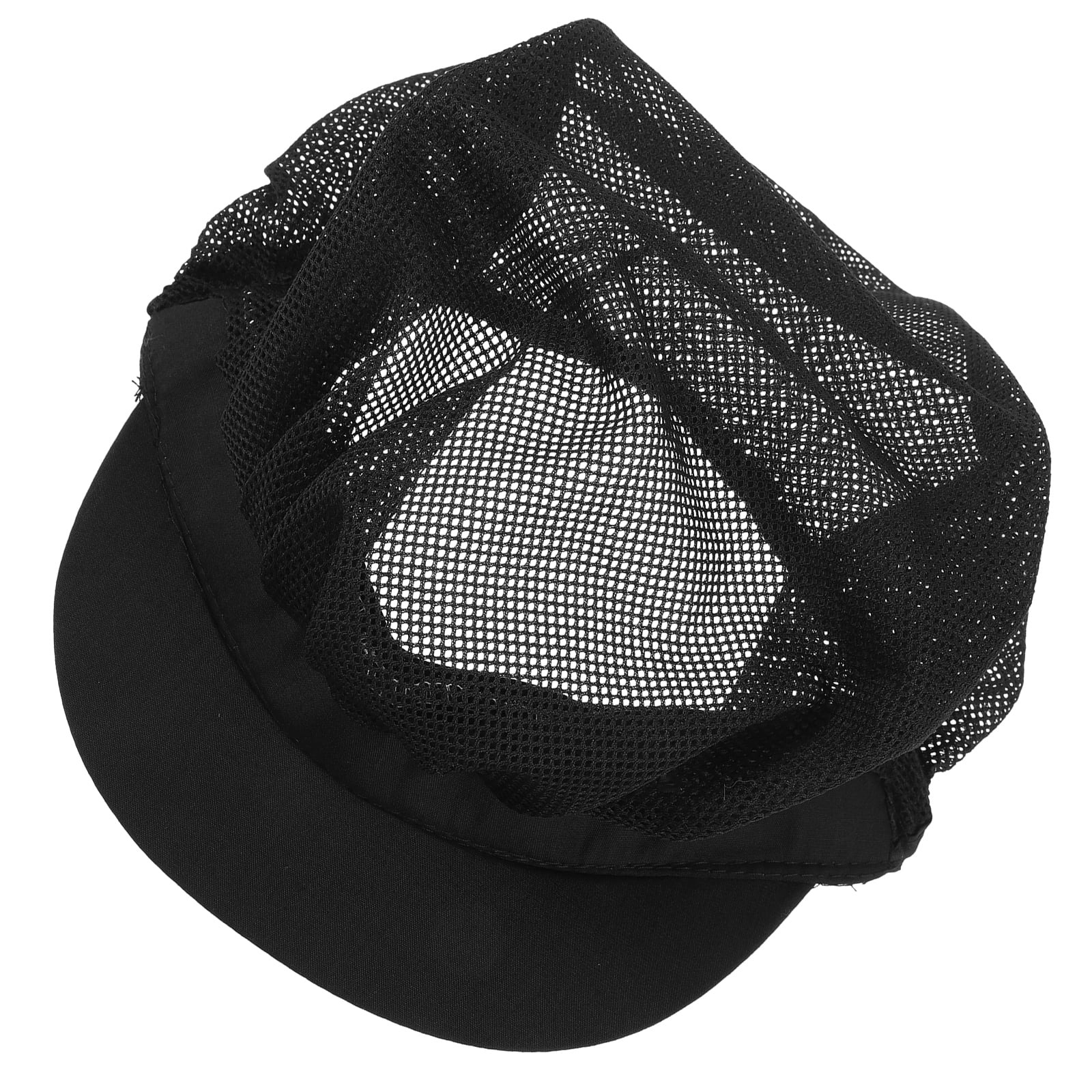 Working Hat Mesh Chef Cooking Chef’s Flat Top Uniform Miss Men and ...