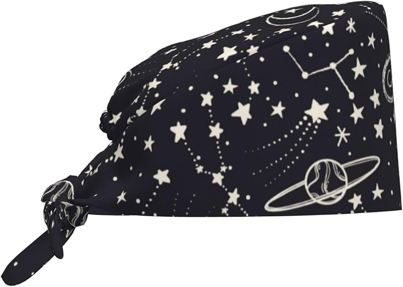 Working Hat Work Cap with Sweatband Adjustable Bouffant Tie  display picture 2
