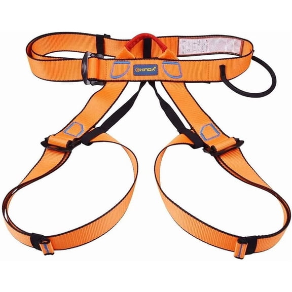Working at Height Safety Harness, Half Body Climbing Safety Belt Fall Protection, Climbing Rock Rappelling Equipment, Lightweight Breathable Climbing Half Body Harness Safe