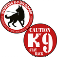 thumbnail image 1 of Working K9 On Board-Temperature Controlled and Monitored Caution K9 Dog Stay Back Sticker, 1 of 9