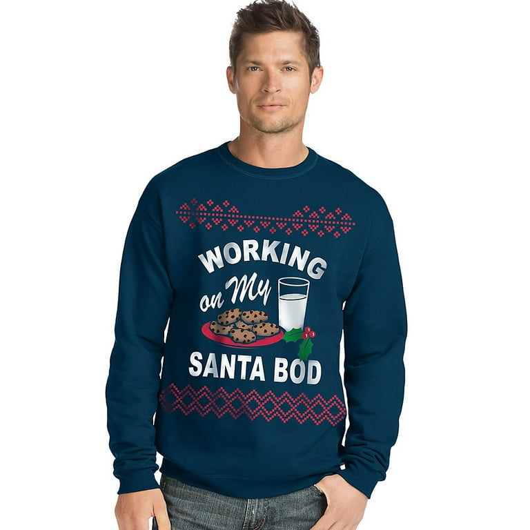Hanes men's ugly christmas sweatshirt hotsell