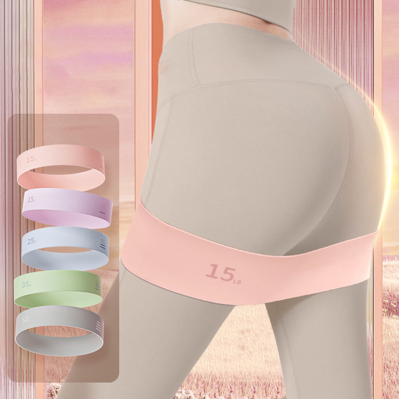 PediBands Elastiche Per Terapia Di Resistenza – Fascia Per Riabilitazione Arti Inferiori, Forza E Condizionamento, 5 Livelli Di Tensione