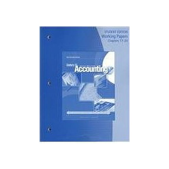Pre-Owned Working Papers, Chapters 17-24 for Gilbertson/Lehman's Century 21 Accounting: Multicolumn Journal, 9th Paperback