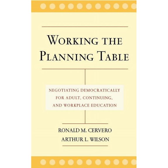 Working Planning Table Negotiating, (Hardcover)