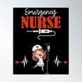 thumbnail image 1 of Working The Pole Nurse In Progress Please Wait Poster Wall Art, Modern Wall Decor, 12x18 UNFRAMED, 1 of 3