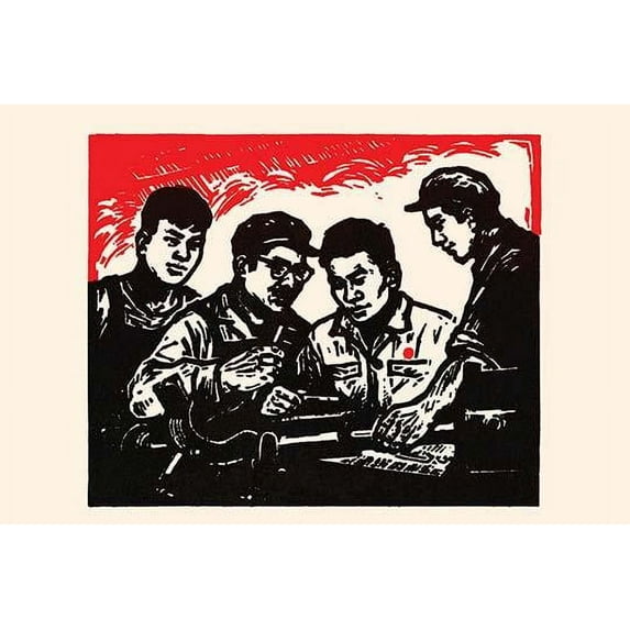 Working Together-Fine Art Canvas Print (20" x 30")