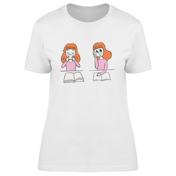 Working Women Doodle Set T-Shirt Women -Image by Shutterstock, Female Small