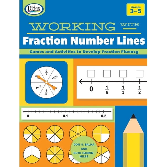Didax Working with Fraction Number Lines (Paperback)