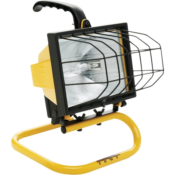 Coleman Cable Halogen Work Light 500W - 4500 Lm, Free Standing - 1 Piece  Indoor & Outdoor Use, NEC-Compliant