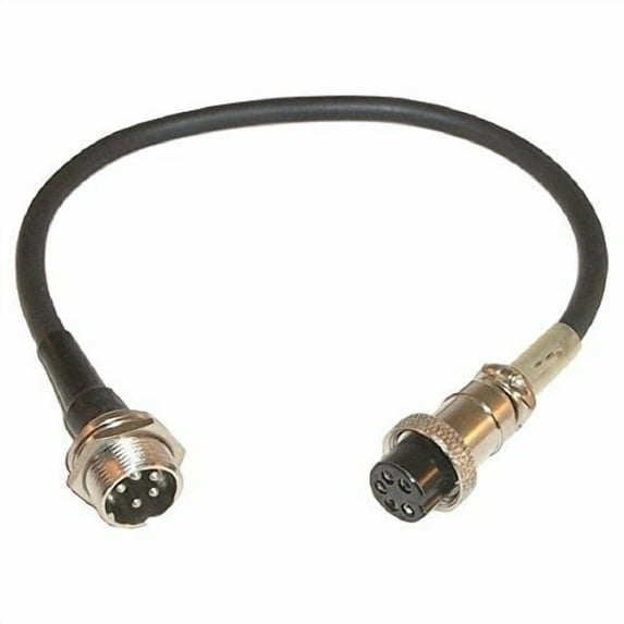 Workman CP5 CB Radio Microphone 10 inch Extension Cable 5-Pin Female to 5-Pin Male