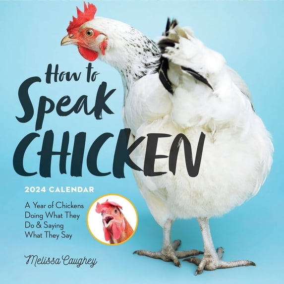 Workman Calendars Fowl Language Chicken 12" x 12" wall on sourced paper with Full Color 12 Count