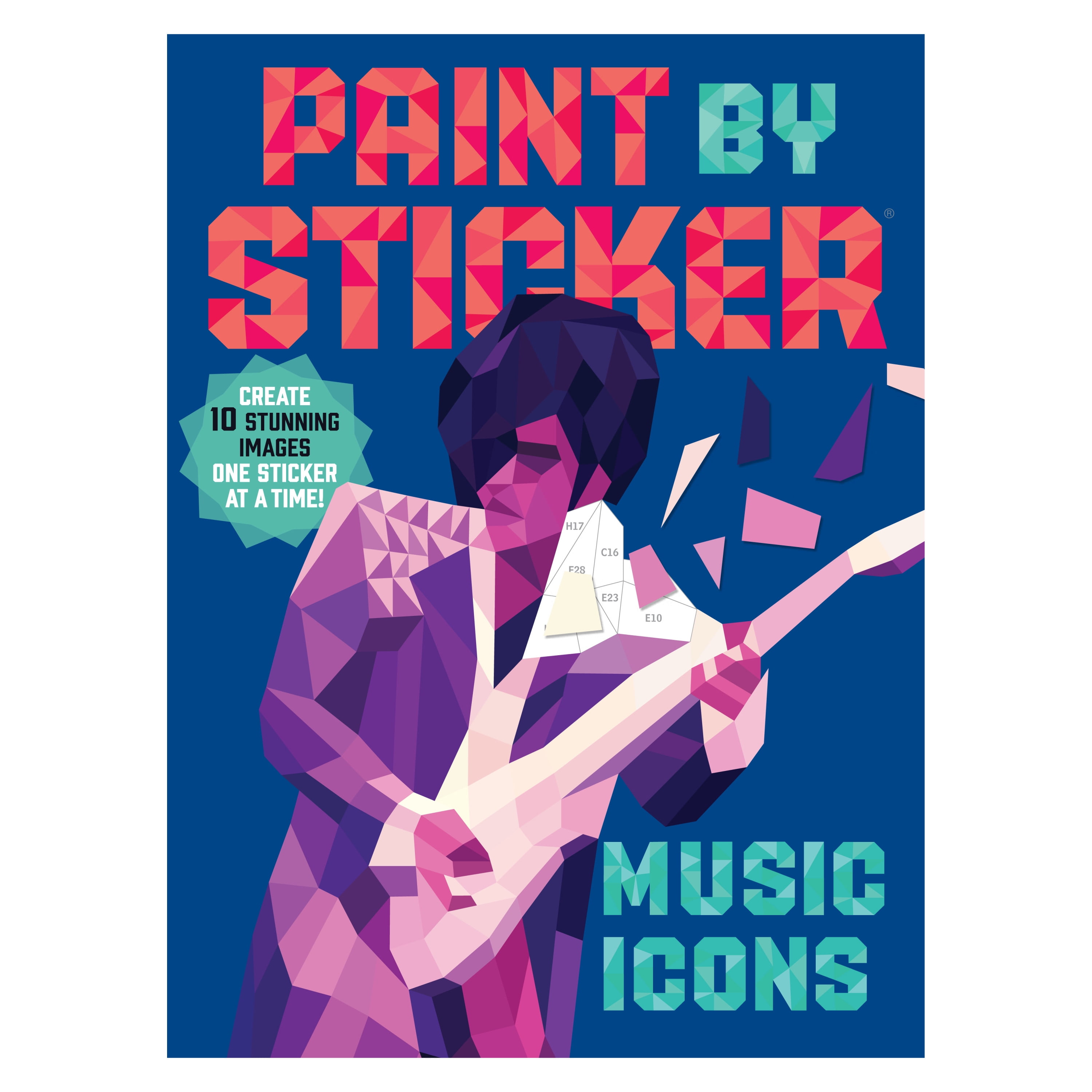 Workman Publishing Paint by Sticker Series, Music Icons - Walmart.com