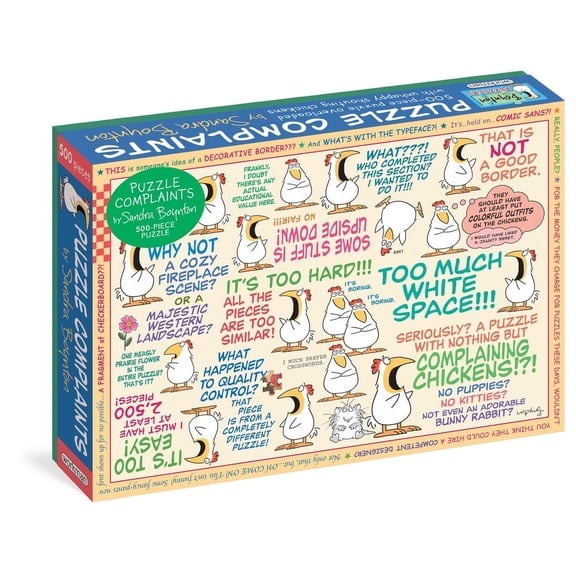 Workman Puzzles: Sandra Boynton: Puzzle Complaints 500-Piece Puzzle (Jigsaw)
