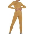 thumbnail image 1 of Workout 2 Piece for Women Seamless Outfits High Waist Butt Lifting Leggings Long Sleeve Crop Tops Yoga Gym Sets, 1 of 4