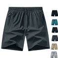 thumbnail image 1 of Workout Athletic Shorts Men Lightweight Quick Dry Hiking Shorts Outdoor Breathable Cooling Classic Fit Sports Gym Shorts Dark Gray 3XL, 1 of 5