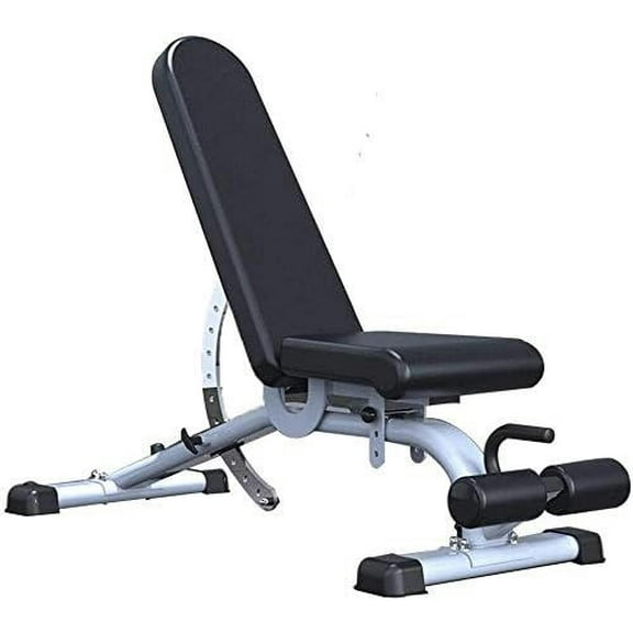 Workout Bench Adjustable Weight Bench Dumbbell Bench Foldable Weight Lifting Supine Board Commercial Dumbbell Stool Professional Bench Press Chair Home Adjustable Fitness Chair PU Leather Fitness