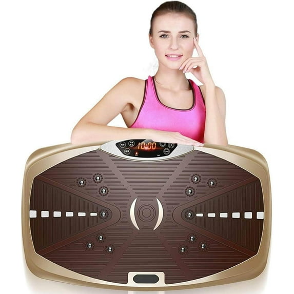 Workout Bench Vibration Exercise Machine Vibration Plate Power Board Weight Loss Fitness Instructor Fitness Vibration Machine Swinging Platform Massager for Whole Body Shaking - Remote Control