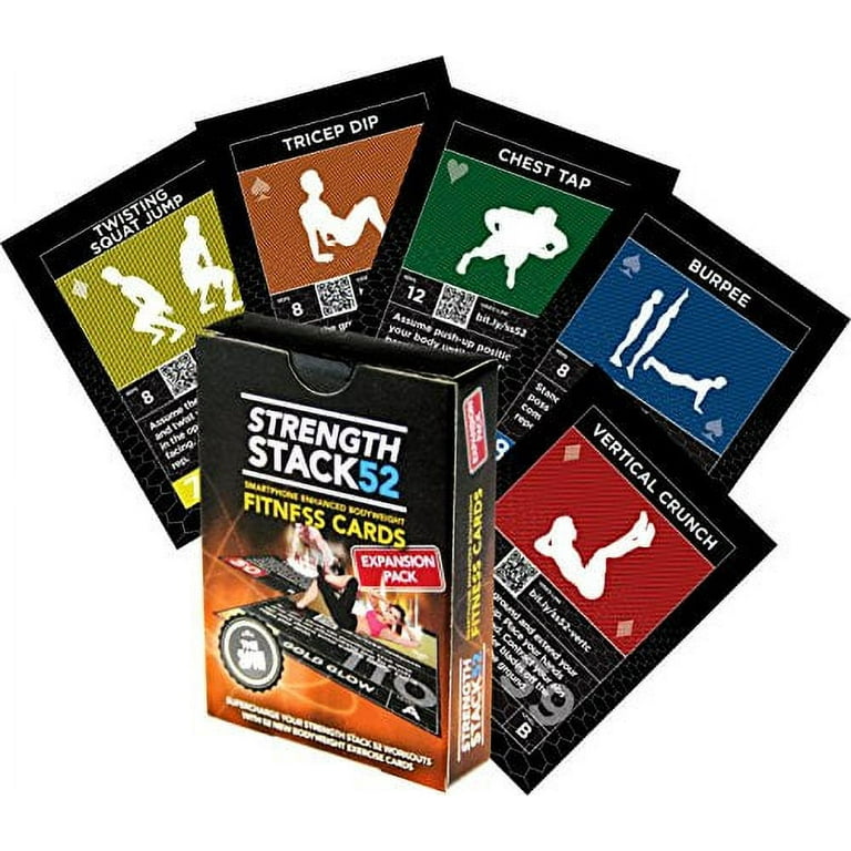 STACK 52 Strength TRI Exercise Workout Card Game Home Fitness