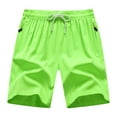 thumbnail image 1 of Workout Casual Mens Athletic Shorts Elastic Waist Lightweight Zipper Pockets Short Pants Fathers Gift S-5XL, 1 of 6