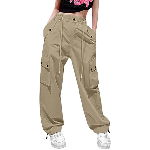 Workout Casual Pants for Women Cargo Pants Girls & Parachute Pants Baggy Clothes With Pockets 6 Years 3Xl Pants Xl