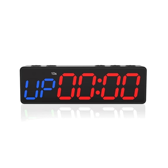 Workout Clock With Battery Portable Mini Gym Timer With Built-in Magnet For Home Gym Progmable Countdown/Up Timer ,Multi-Functional