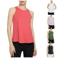 thumbnail image 1 of Workout Clothes for Women Sleeveless Summer Athletic Tank Tops Open Back Undershirt Tops for Athletic Running Tennis Yoga Oversized Racerback Breathable Tee, 1 of 6