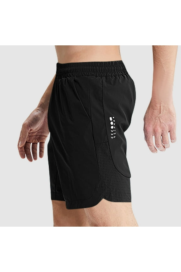 Workout Clothes for Men Mens Shorts Gym Work Out Clothes Men Sweat Pant Shorts Mens Shorts Sweats Beach Short for Men Mens Shorts On Sale, Black, XXL