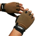 thumbnail image 1 of Workout Gloves! Audhol Men Antiskid Cycling Bike Fitness Sports Half Finger Gloves Fingerless Gloves Khaki 2XL, 1 of 2