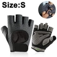 thumbnail image 1 of Workout Gloves for Men Women Youth, Ventilated Exercise Gloves Cycling Gloves with Full Palm Silicone Padding for Fitness Weightlifting Gym Tennis Training Climbing, No CallusesC, 1 of 9