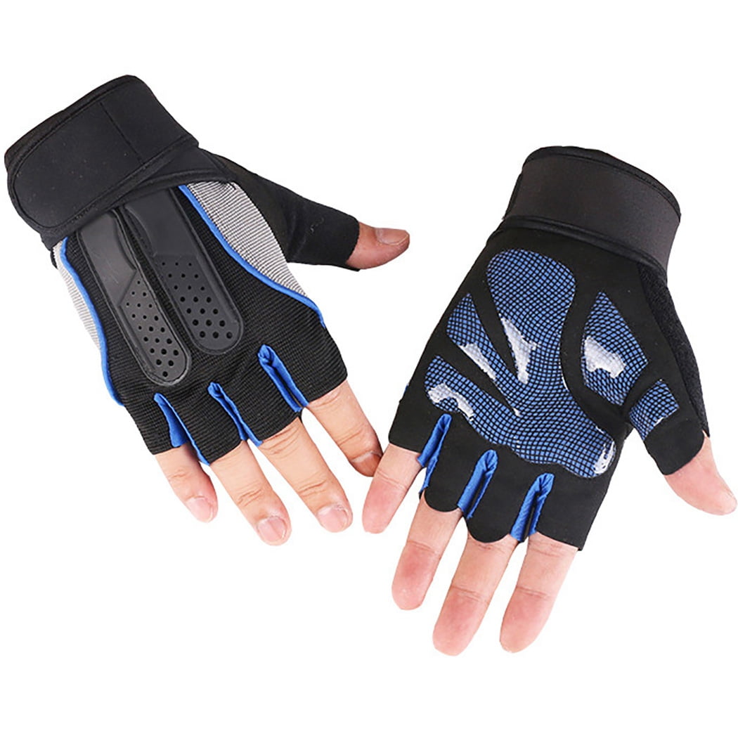 Workout Gloves Nonslip Thin Half Finger Cycling Gloves Weight Lifting Gloves