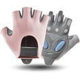 thumbnail image 1 of Workout Gloves Women Gym Gloves Fingerless Gloves for Weightlifting Lightweight Breathable Fitness Gloves Sports Gloves for Cycling Exercise Training Climbing Excellent Grip Cushion Pads, 1 of 6