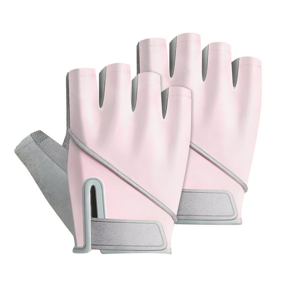 Workout Gloves for Women - Weight Lifting Gloves with Full Palm Protection & Extra Grip for Gym,Weightlifting,Fitness,Exercise,Training.Cycling,pink,L，G15538