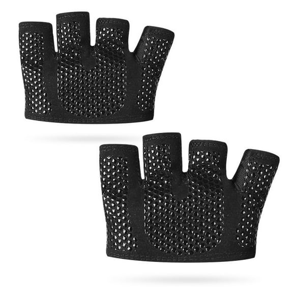 Workout Gloves for Weight Lifting, Kettlebell Training, Silicone Four Finger Design, Comfortable, Minimal Sweating