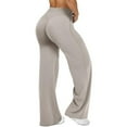 thumbnail image 1 of Workout Gym Leggings for Women Straight Leg Bottoms Wide Leg Casual Sweatpants High Waist Buttery Soft Yoga Pants, 1 of 8