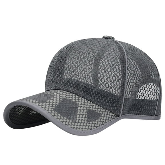 Workout Hats for Men - Quick Dry Performance Baseball Cap for Gym Unisex Classic Low Profile Mesh Baseball Cap Soft Unconstructed Adjustable Size Dad Hat
